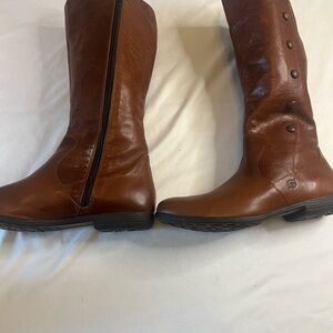 Born Save Brown Leather Knee High Boots